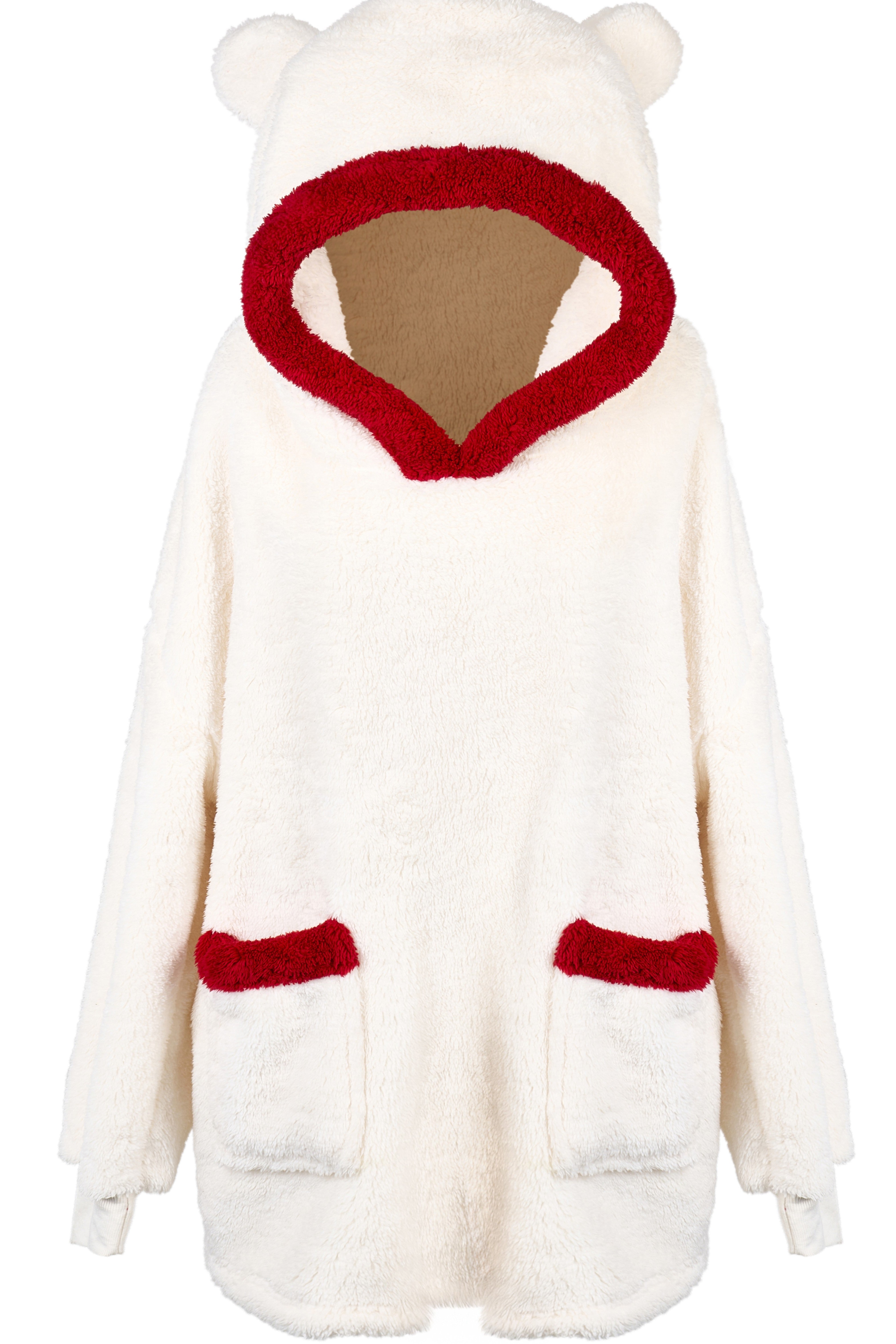 HOODIE SMALL ROSSO E BIANCO