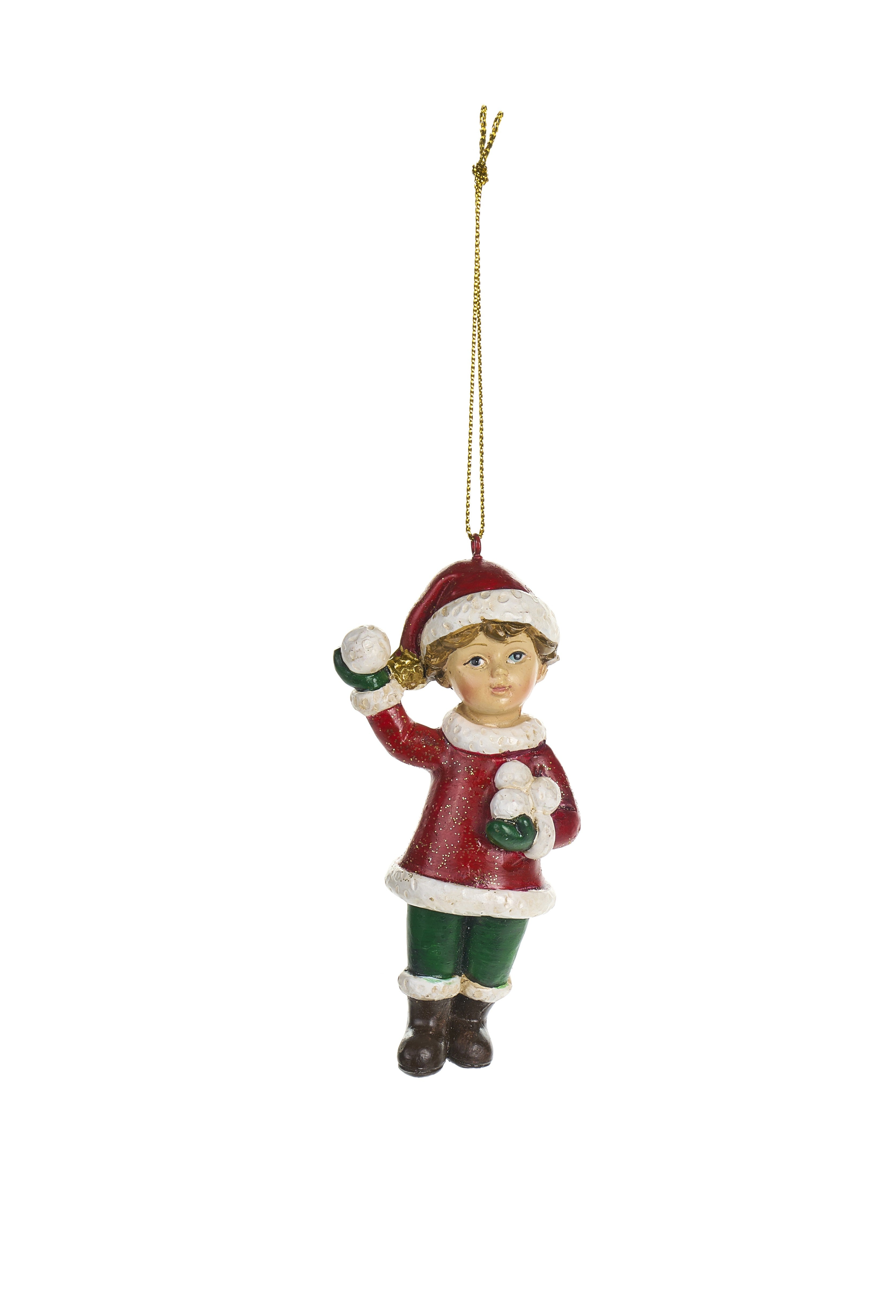 ADDOBBO BAMBINI CON PALLA DI NEVE