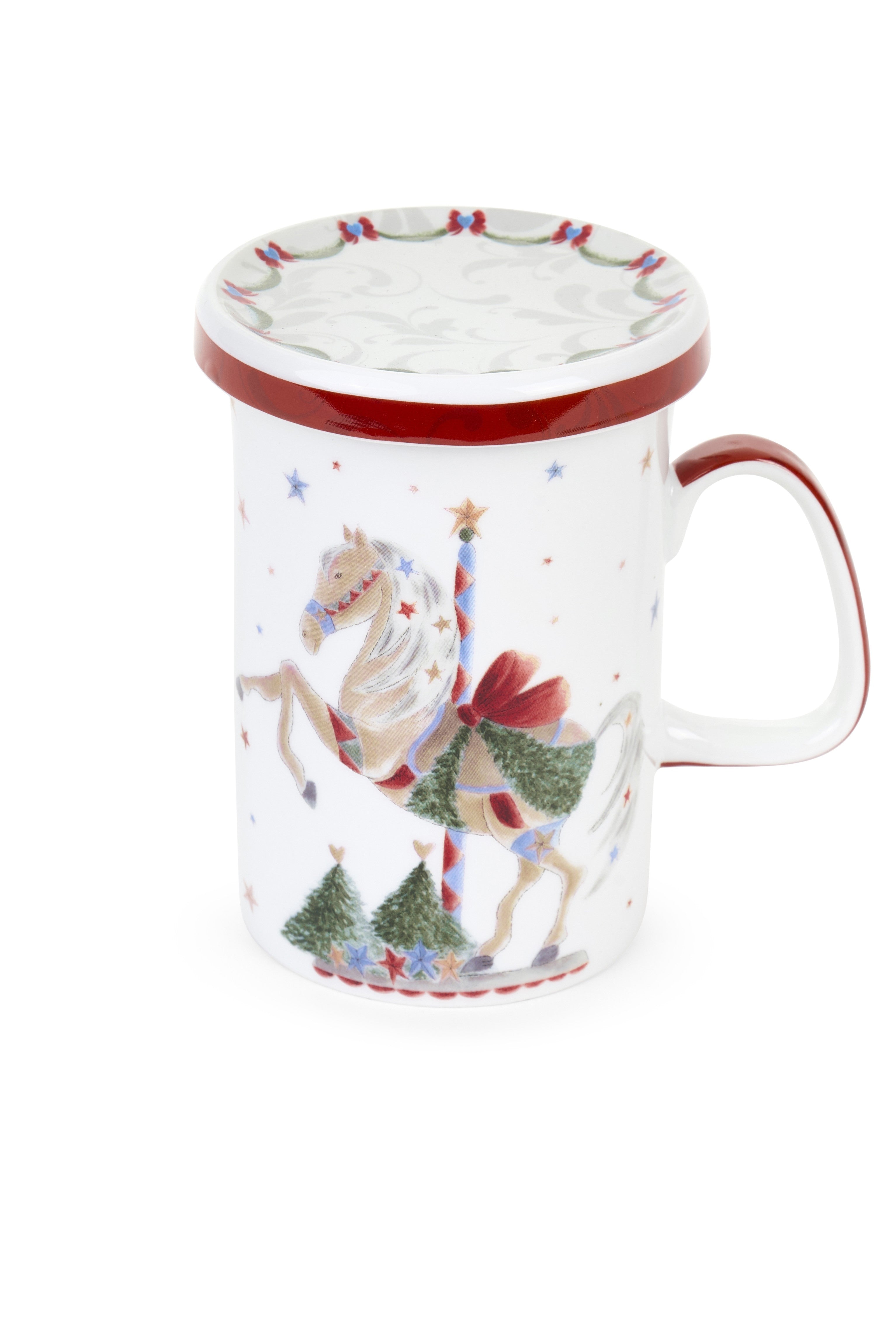 TAZZA CON COPERCHIO GIOSTRA