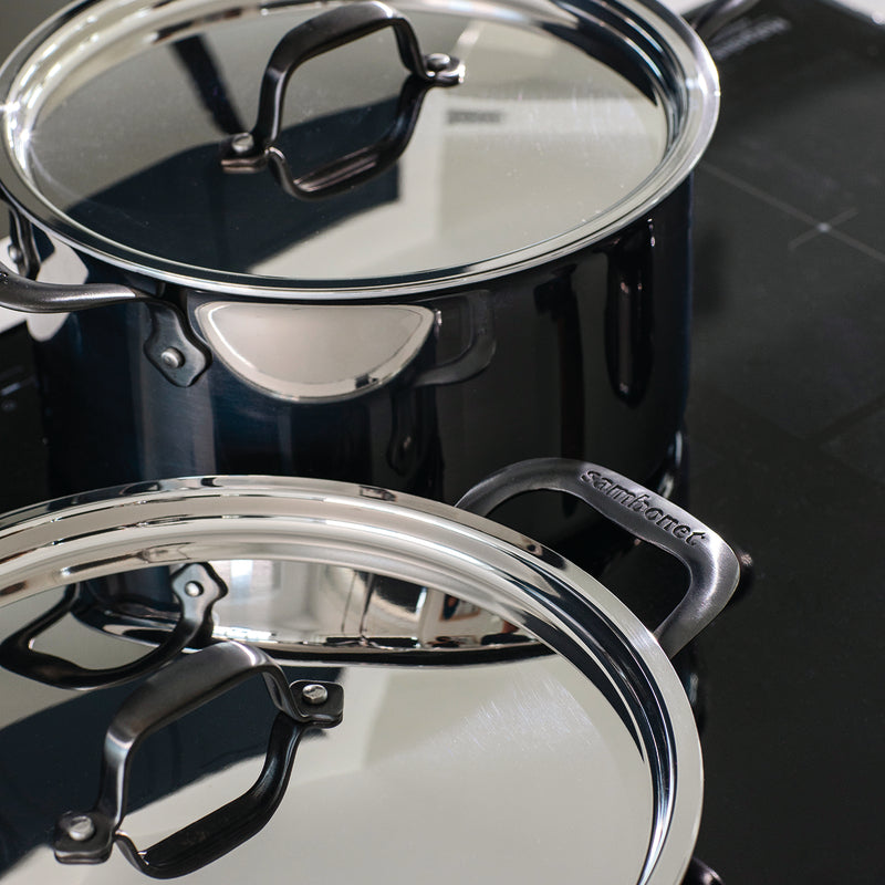 PENTOLA ALTA CON COPERCHIO HOME CHEF 5-PLY - MARTINA E RICCARDO