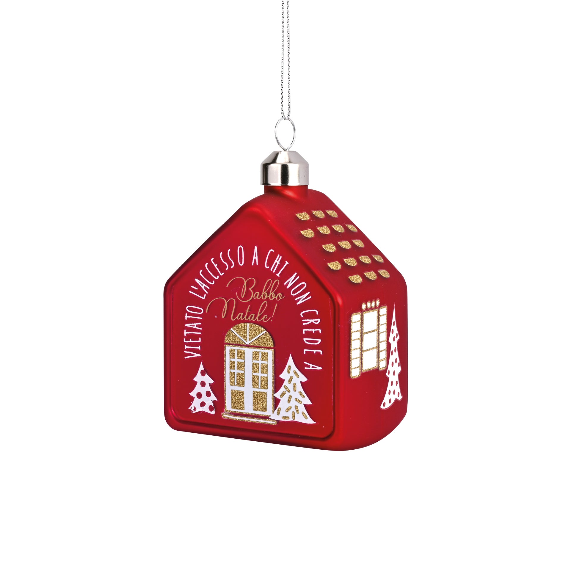 ADDOBBO CASETTA "BABBO NATALE"