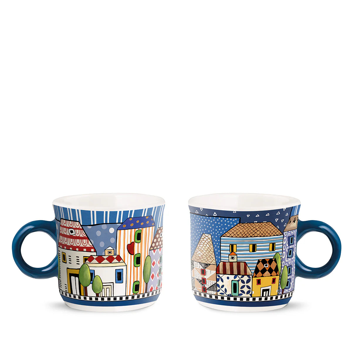 Set 2 Mini Mug Paese Mio Blu ml. 90
