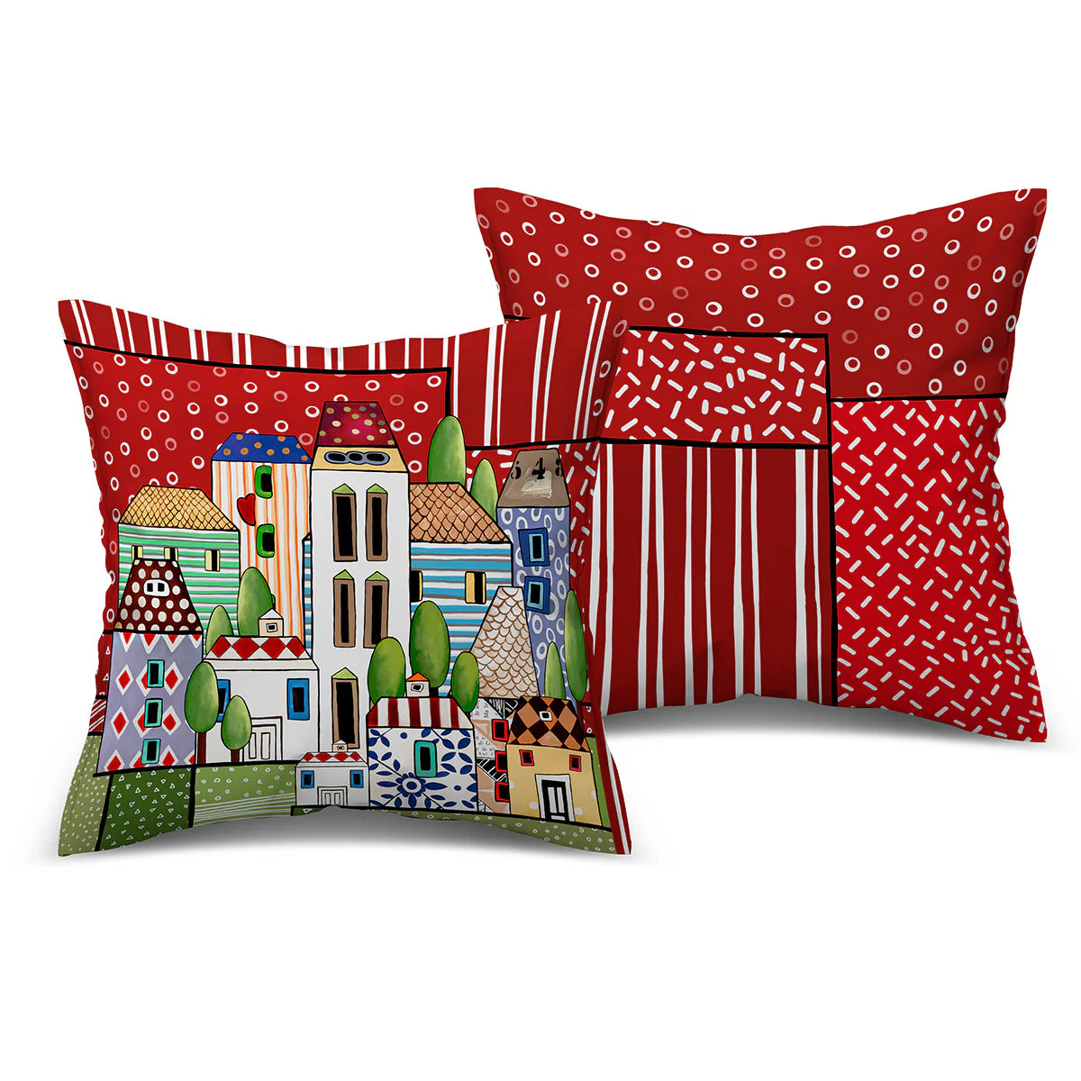 Cuscino Paese Mio Rosso