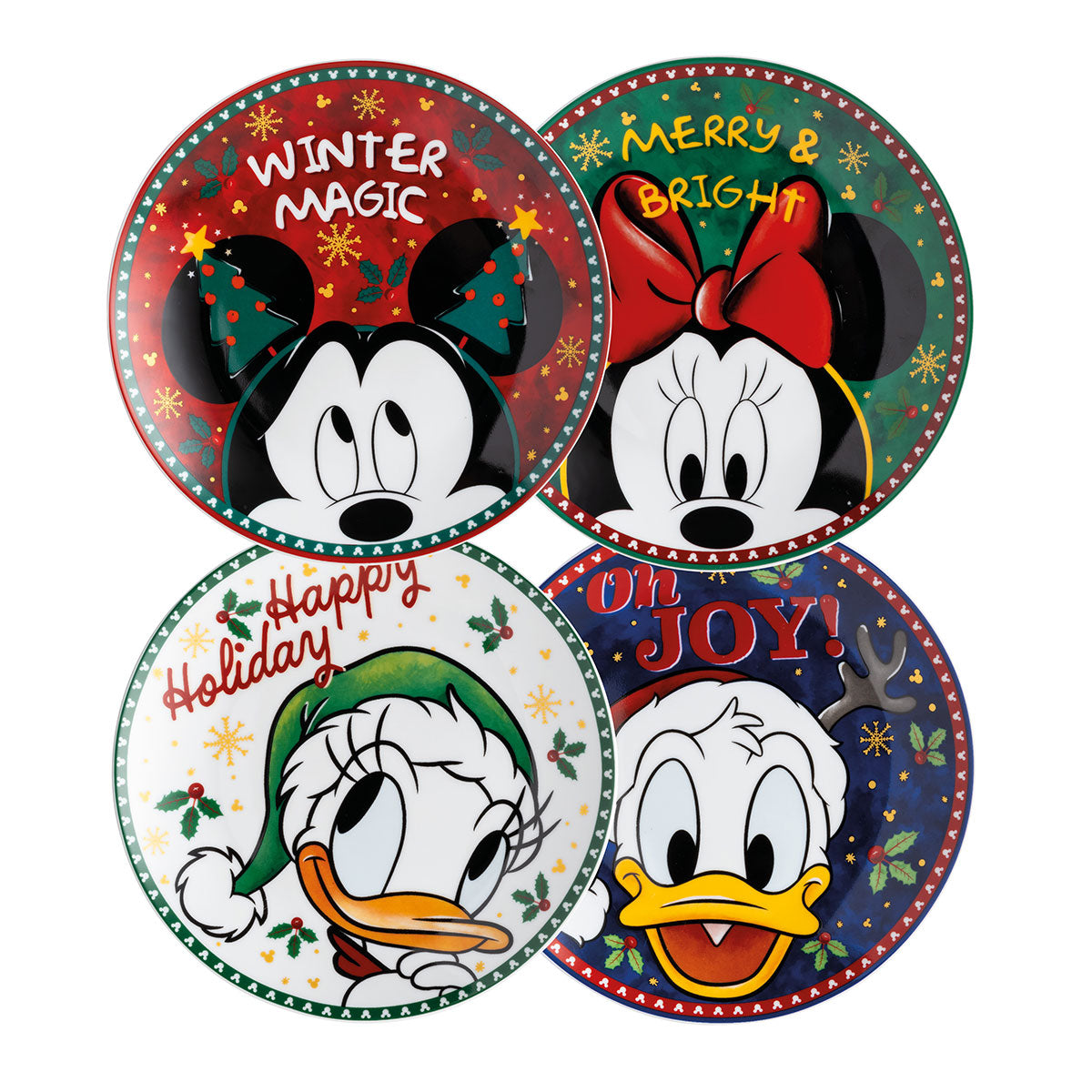 SET 4 PIATTINI DOLCE WINTER MAGIC