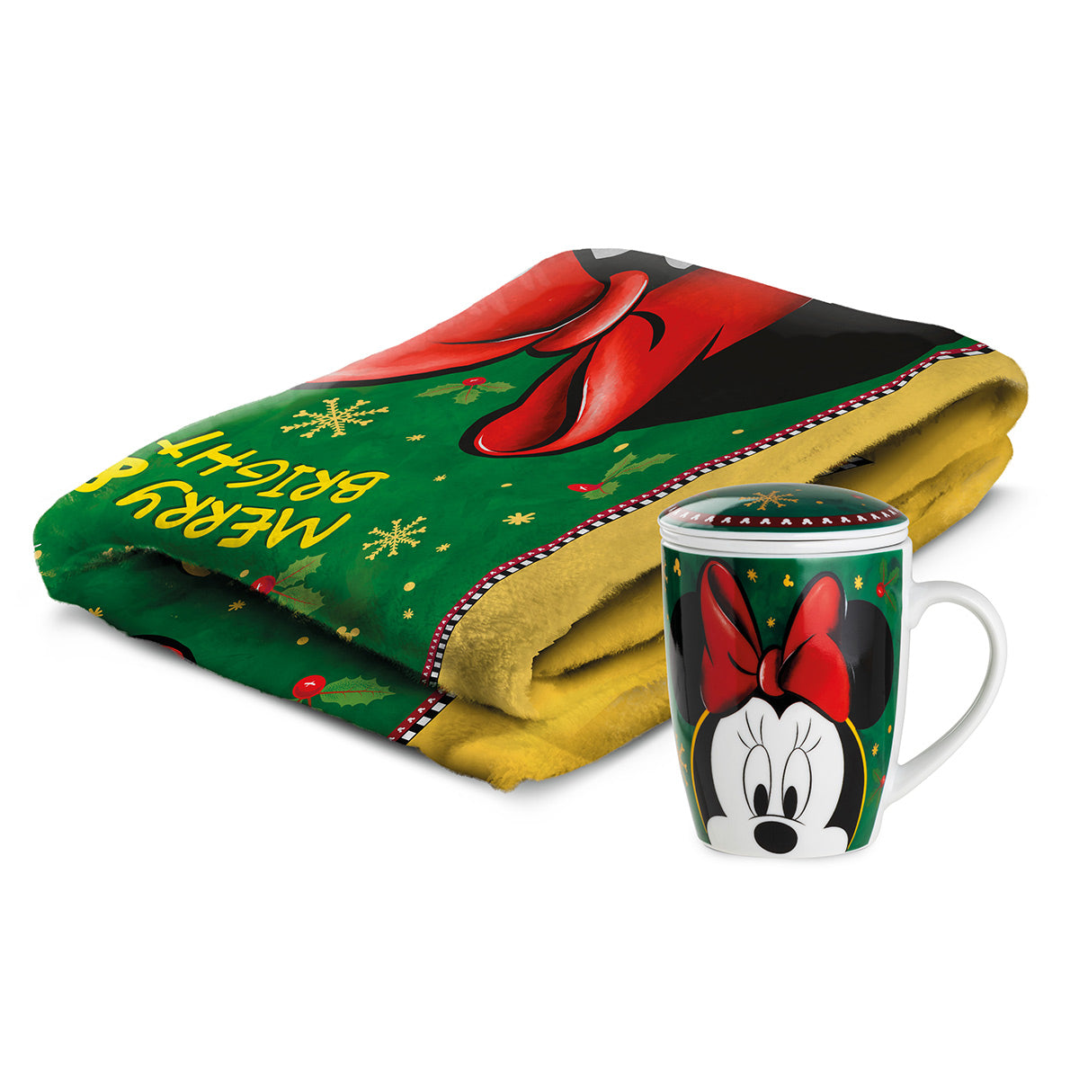 SET PLAID E TISANIERA MINNIE WINTER MAGIC