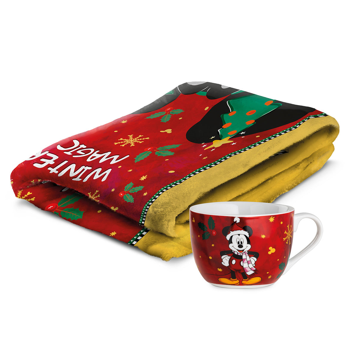 SET PLAID E TAZZA TOPOLINO WINTER MAGIC