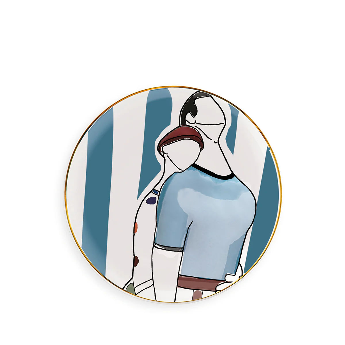 Piattino Dessert "Attimi" Abbracci D19