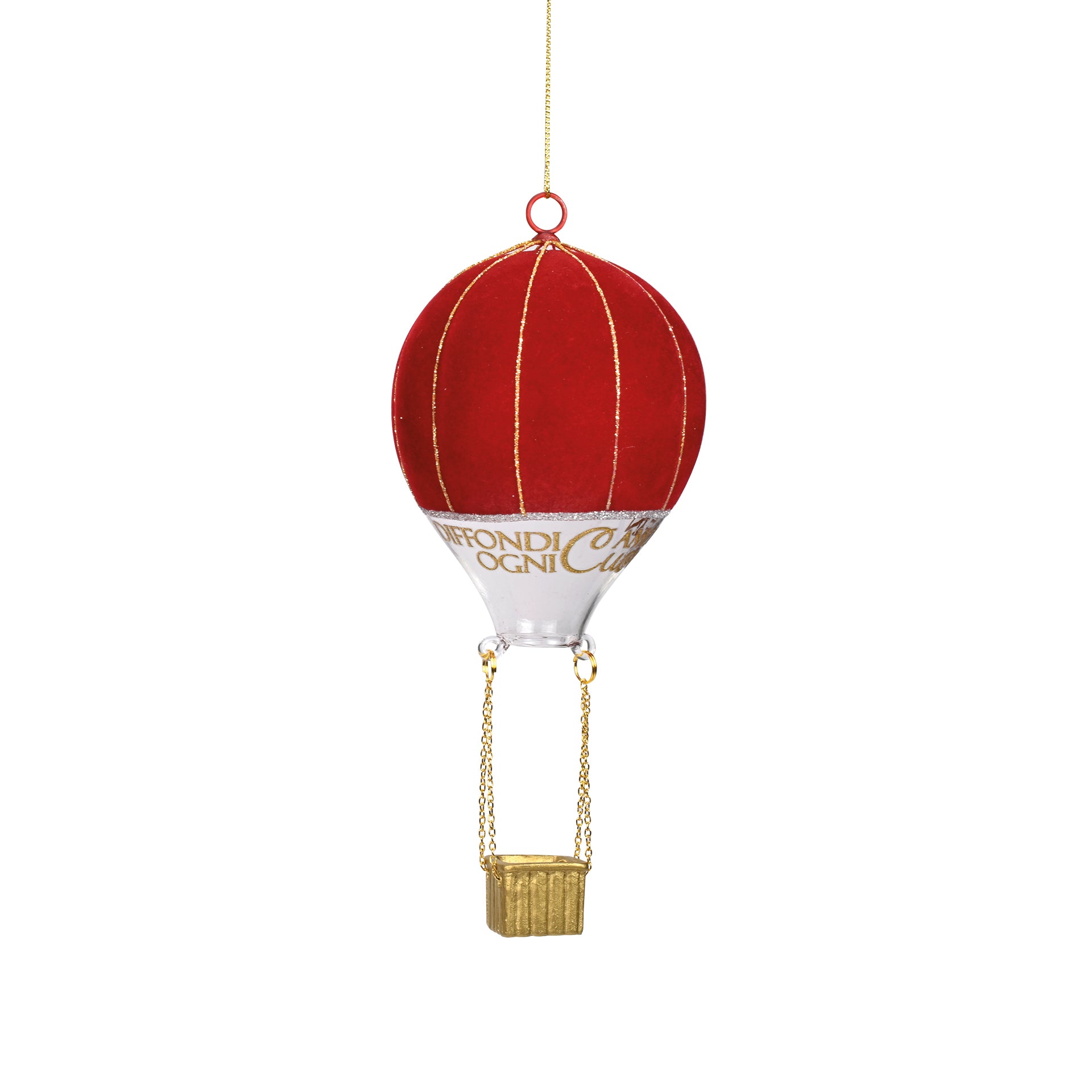 ADDOBBO MONGOLFIERA PICCOLA "DIFFONDI AMORE"