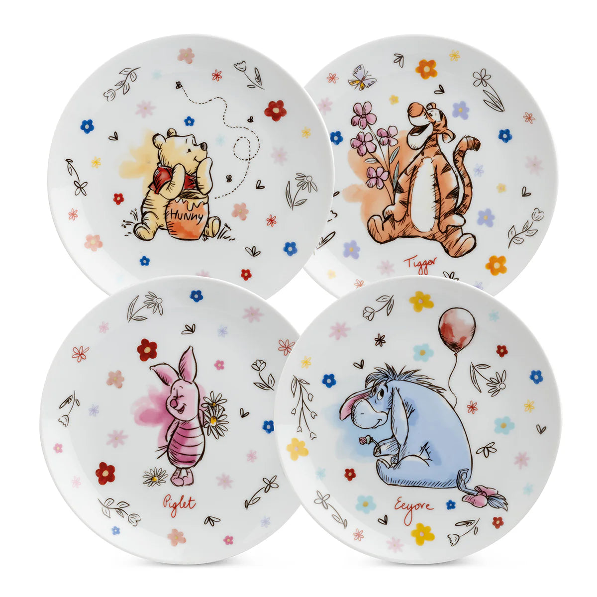 Set 4 Piattini Dolce Winnie The Pooh
