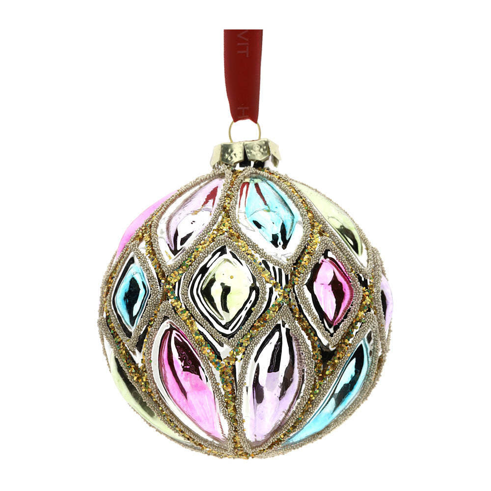 SFERA VETRO SOFF.DEC.MULTICOLOR