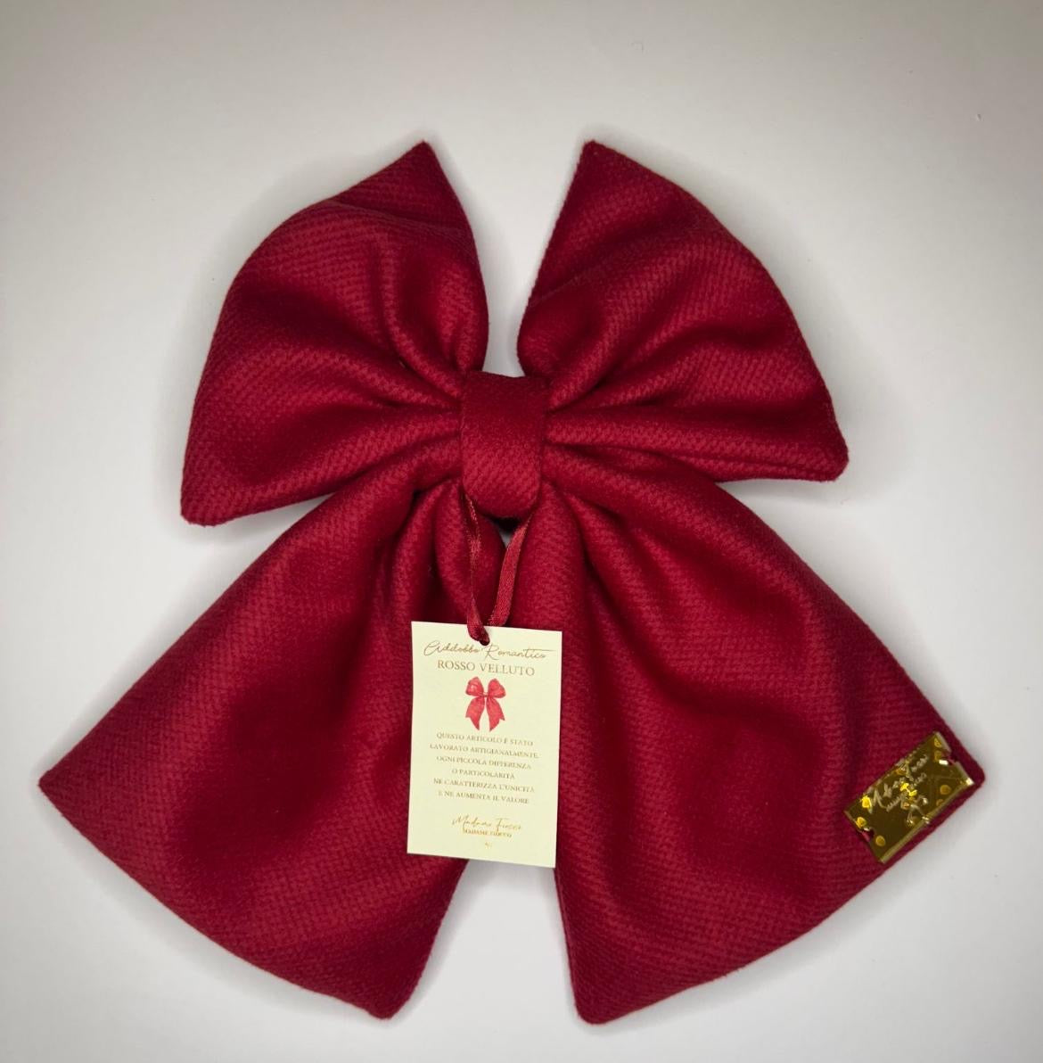 Fiocco romantico rosso