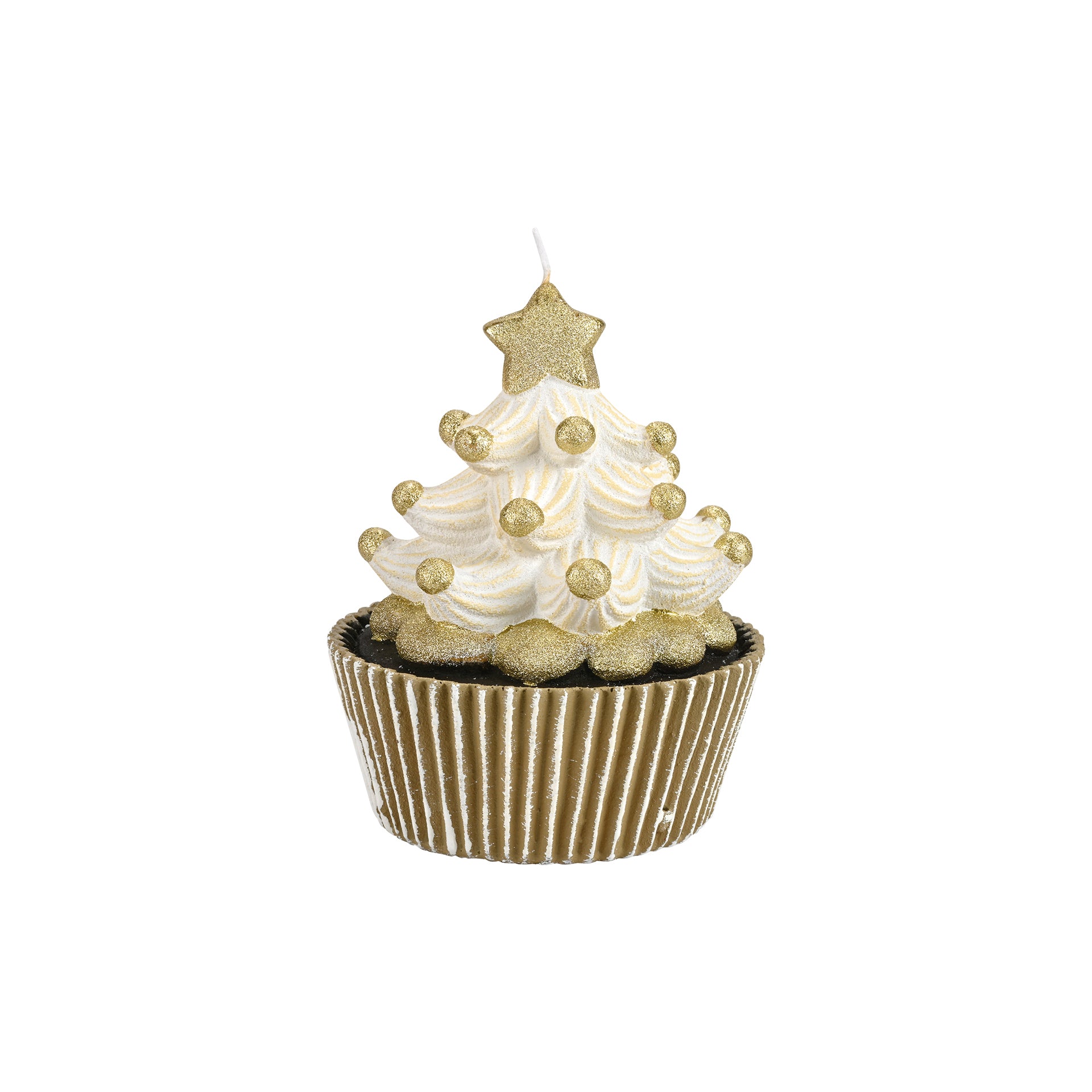 CANDELA DECORATA “CHRISTMAS CAKE”