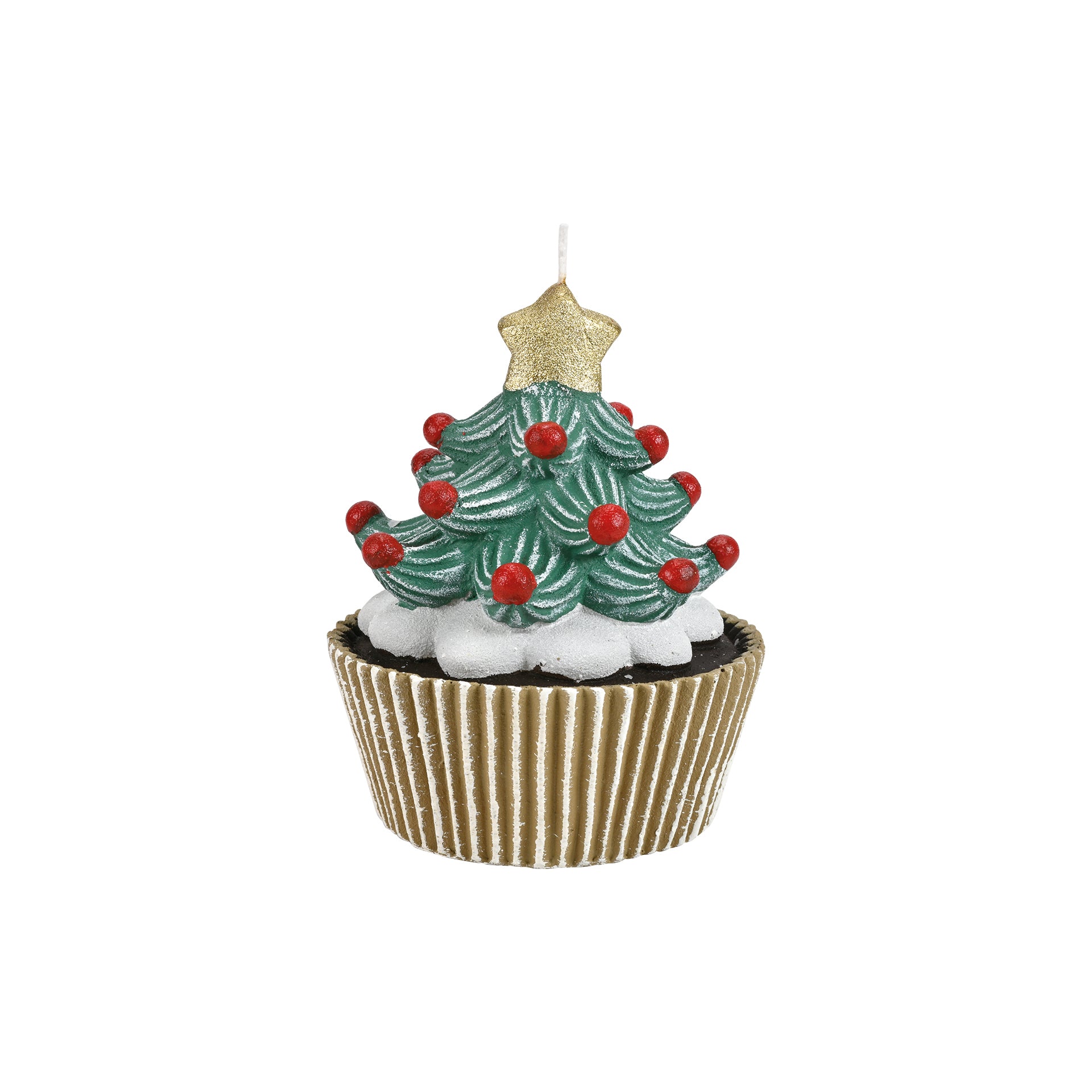 CANDELA DECORATA “CHRISTMAS CAKE”