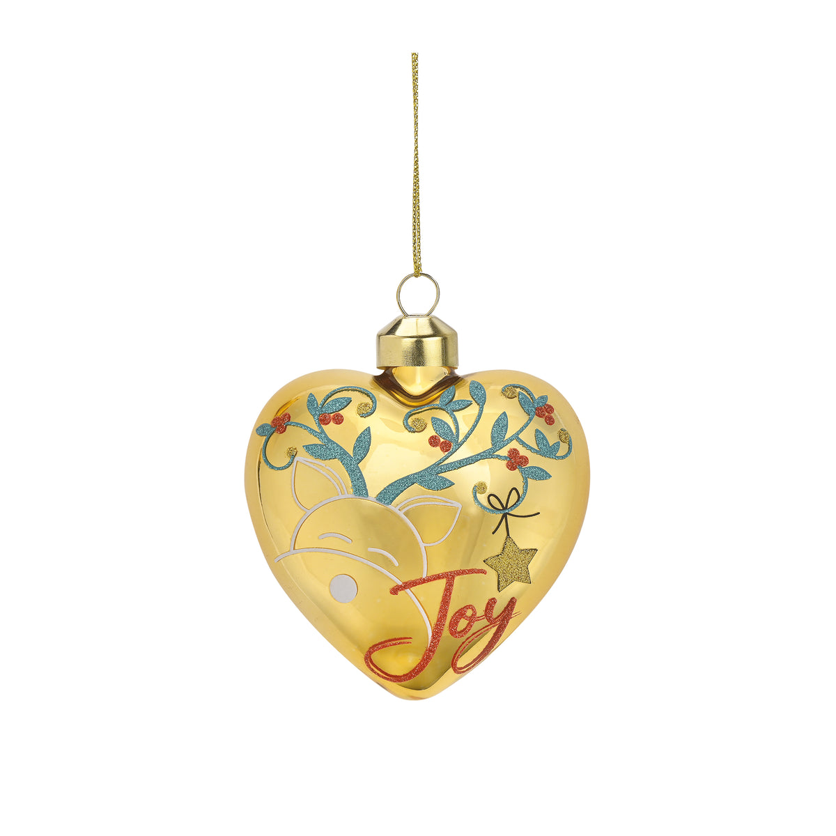 ADDOBBO IN VETRO CUORE “JOY”