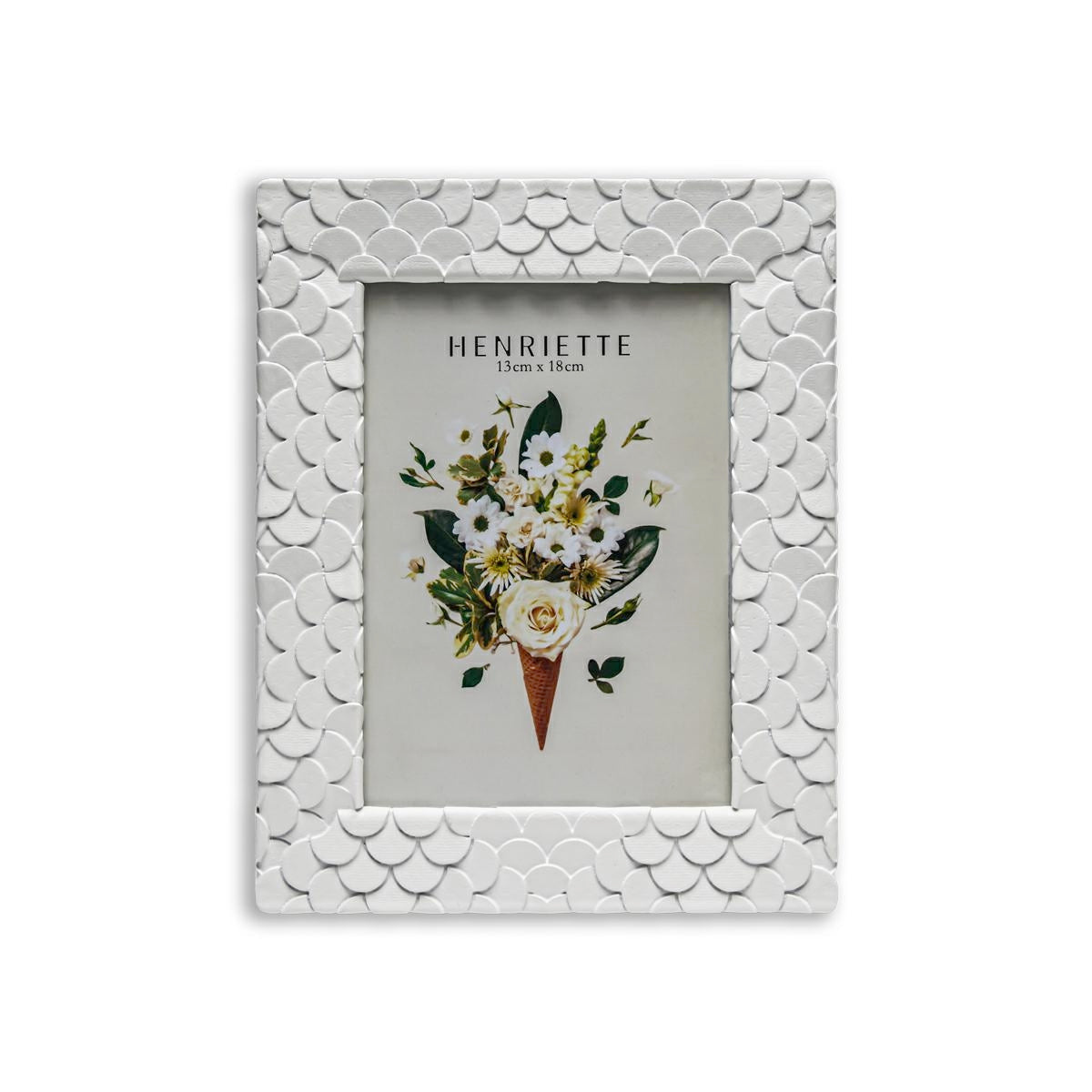 Cornice ventagli bianca
