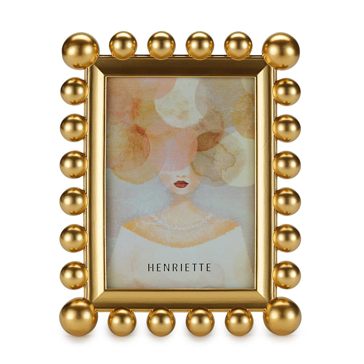 Cornice perle oro