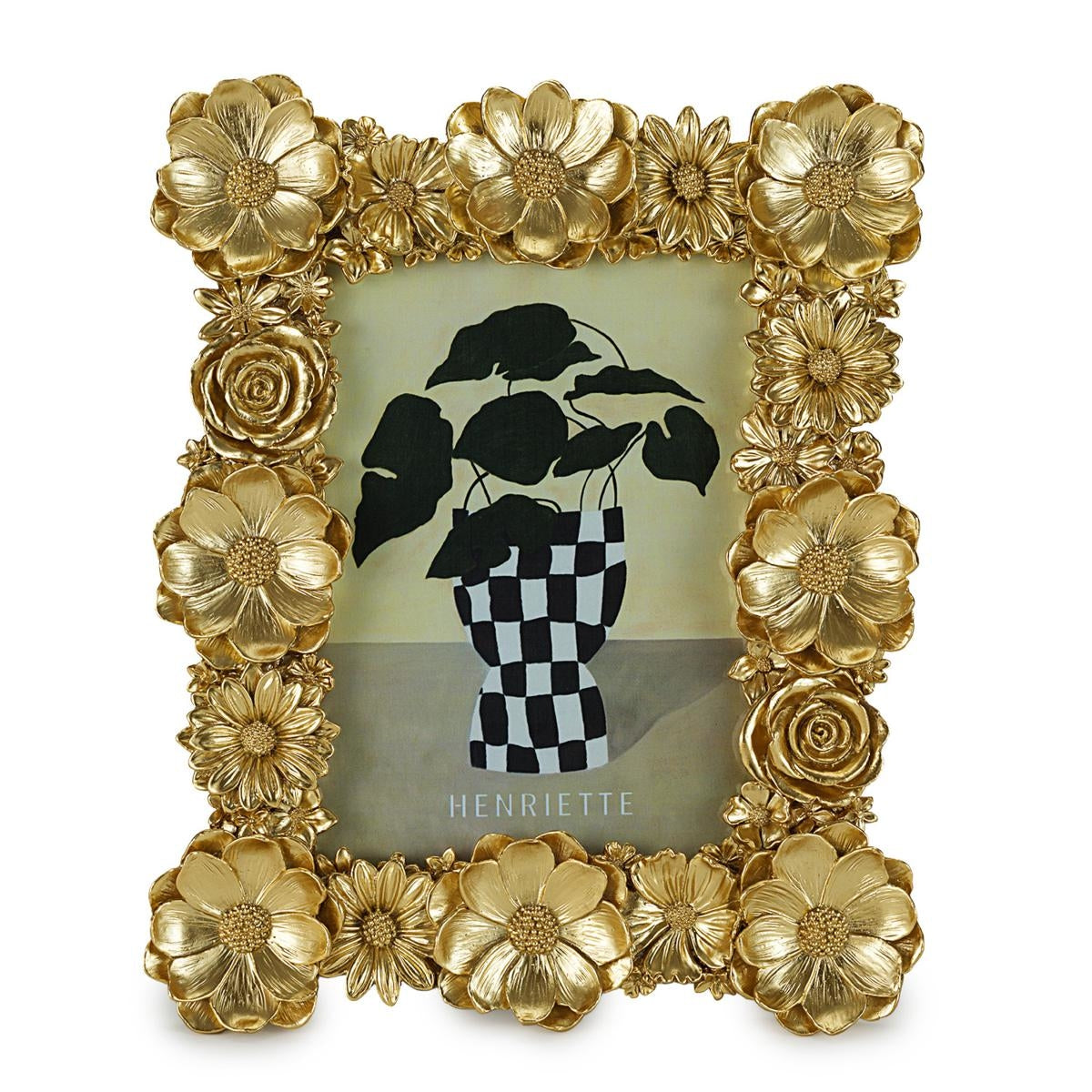 Cornice flowers champagne