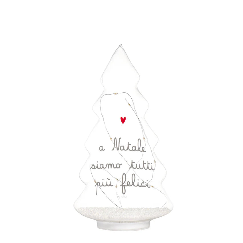 Albero Led A Natale siamo tutti più felici - Piccolo