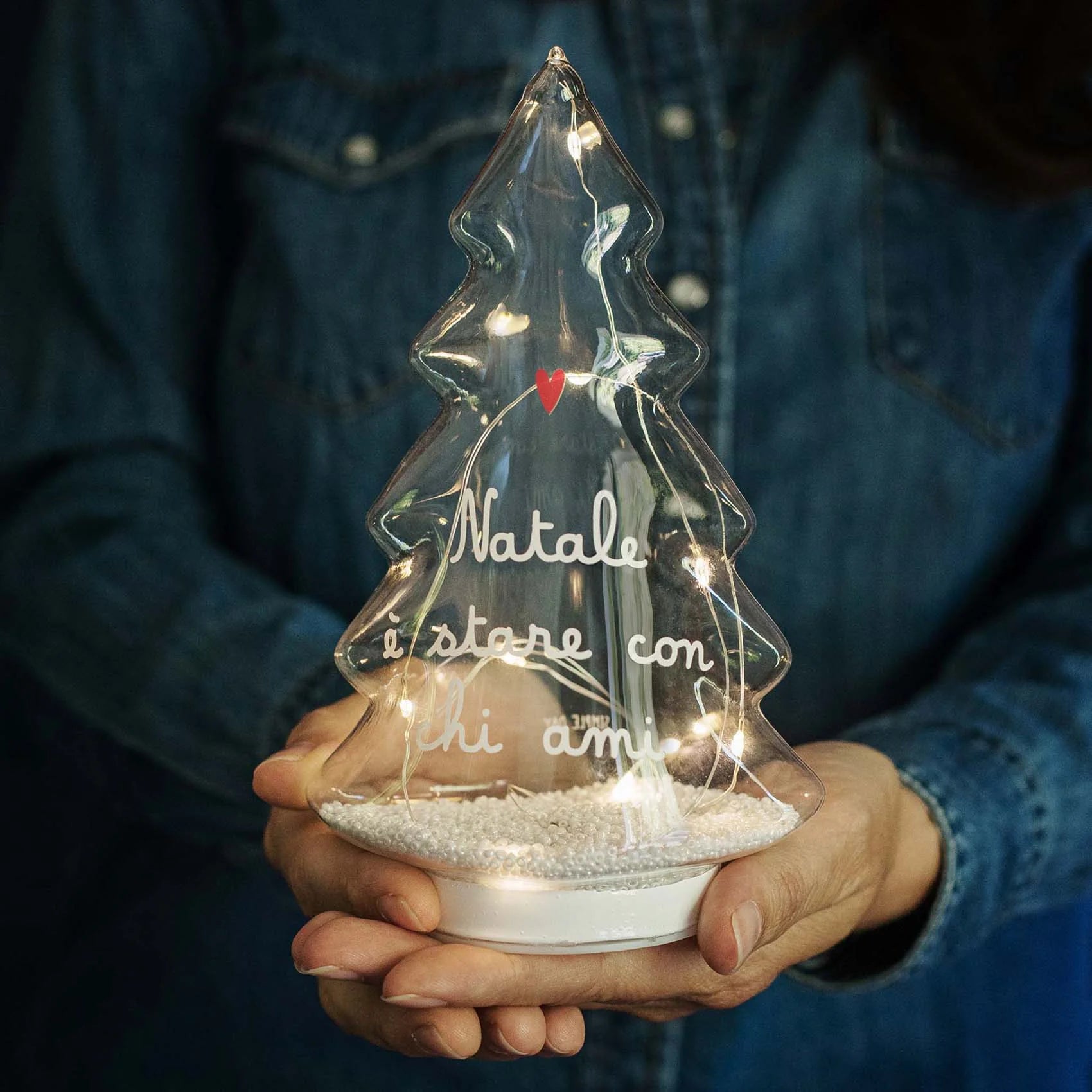 Albero Led Natale è stare con chi ami - Grande