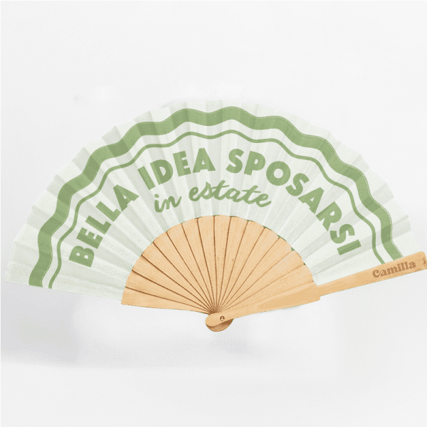 VENTAGLIO BELLA IDEA SPOSARSI IN ESTATE