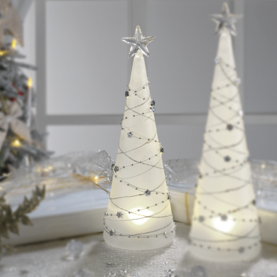 CHRISTMAS SHADES - ALBERO CON STELLE ARGENTO PICCOLO