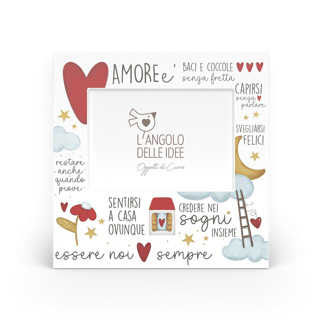 Cornice portafoto-amore è