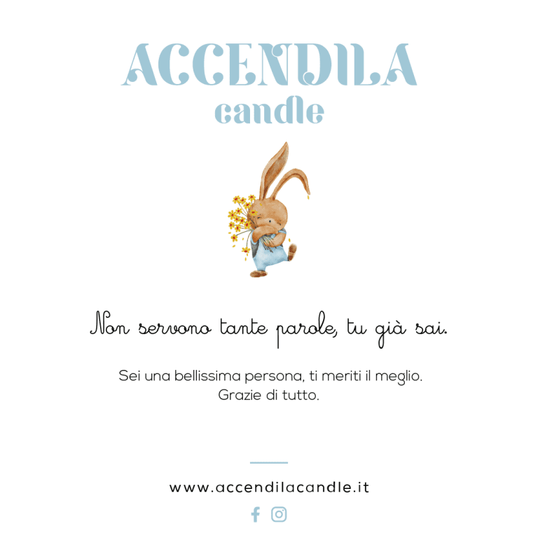 Candela profumata  - Grazie