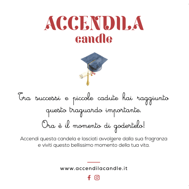 Candela profumata  - Laurea