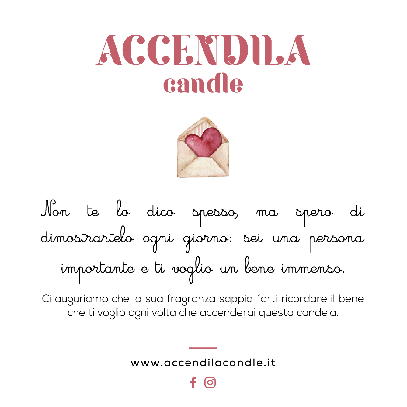 Candela profumata  - Ti voglio bene