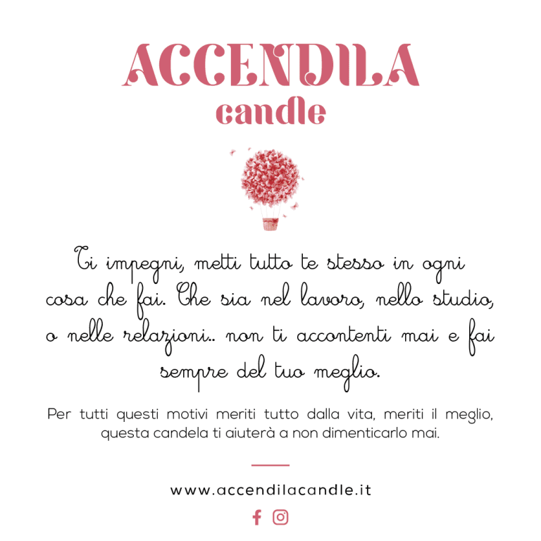 Candela profumata  - Meriti il Meglio