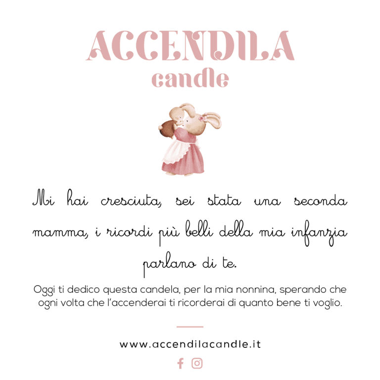 Candela profumata  - Nonna