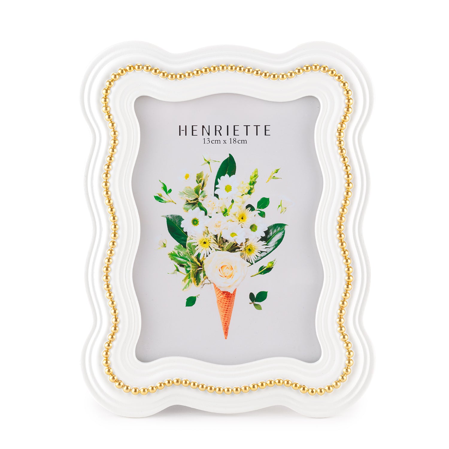 CORNICE COLLIER BIANCO/ORO PICCOLA