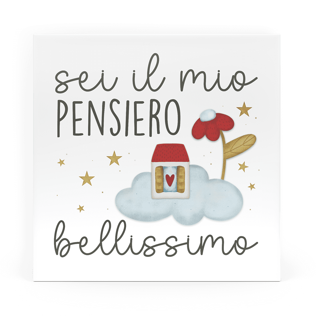 Formella piccola-pensiero bellissimo