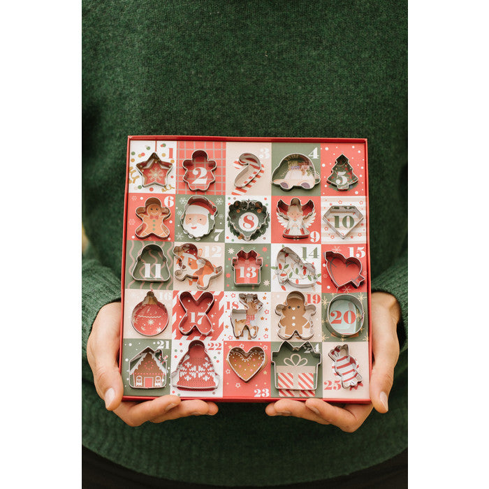 Calendario dell'avvento stampini in acciaio – Delicious Christmas