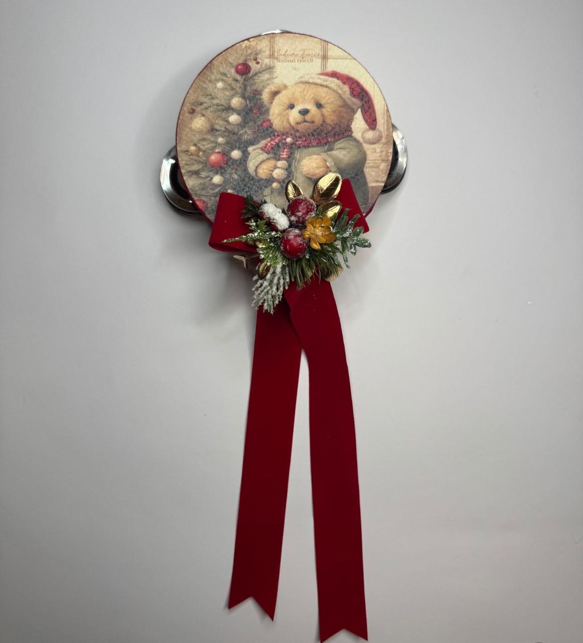 Tamburello Teddy Cuore di Coccola