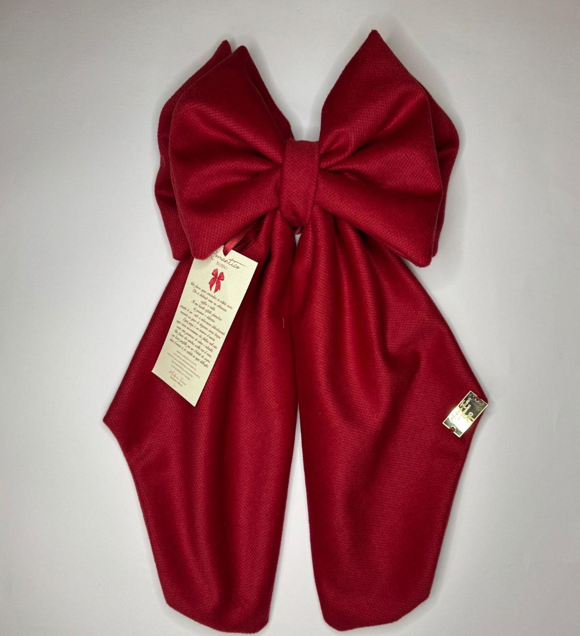 Fiocco rosso romantico