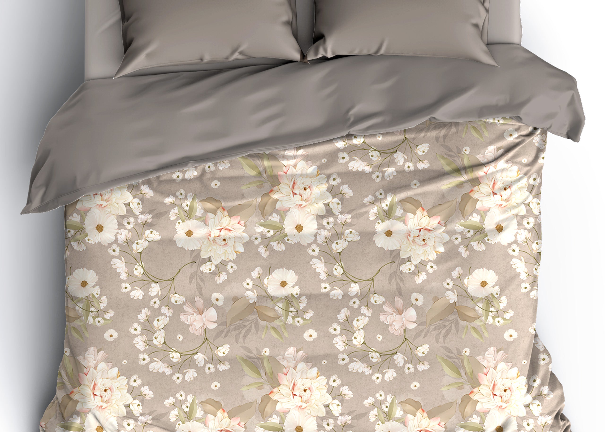 CAMELIA (JARDIN DE VELOUR) - TRAPUNTA IN VELLUTO