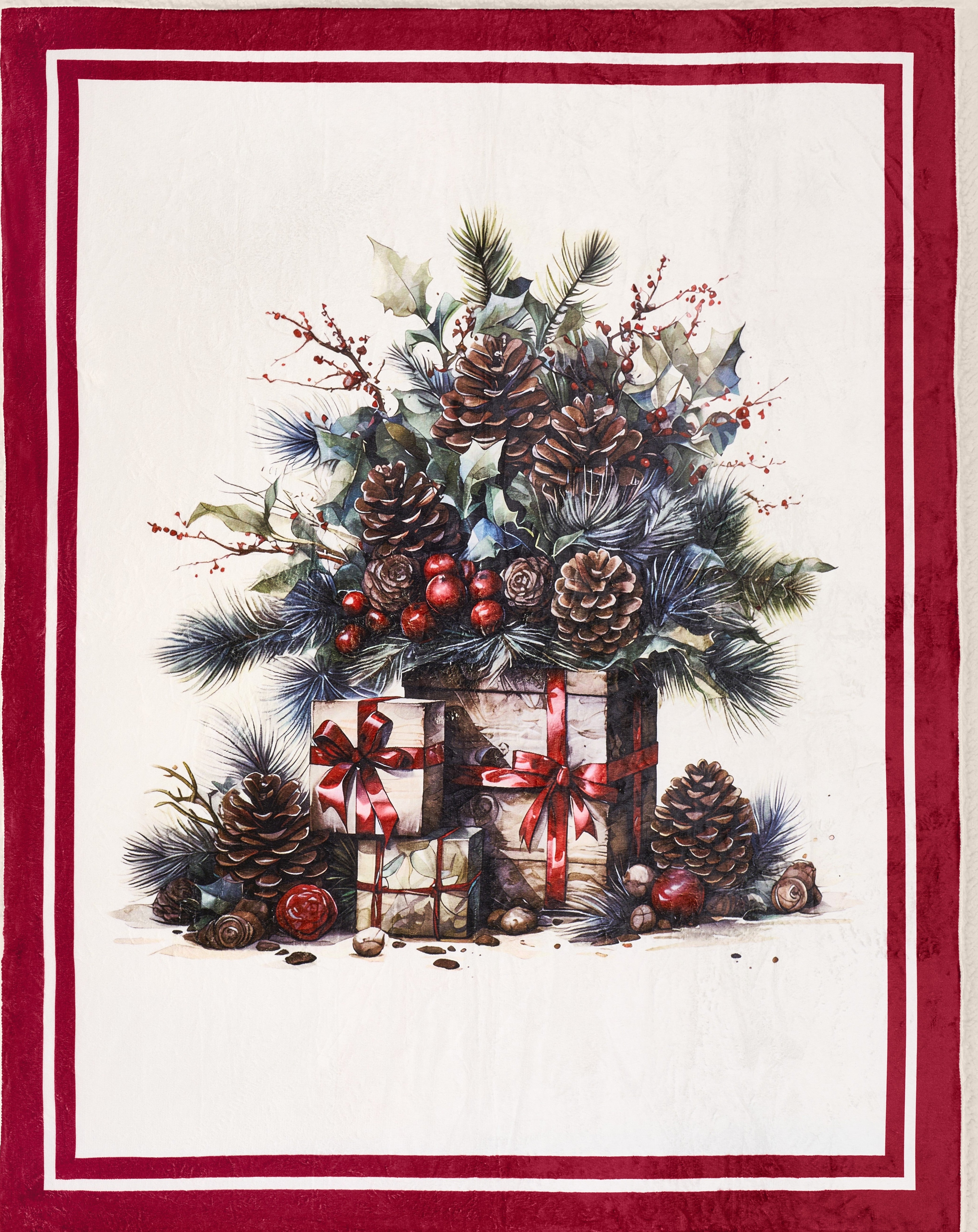 PLAID CON SCATOLA REGALO