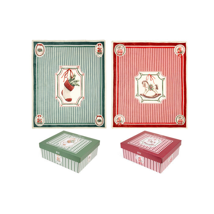 Plaid con scatola regalo 480 gsm – Magic Noel