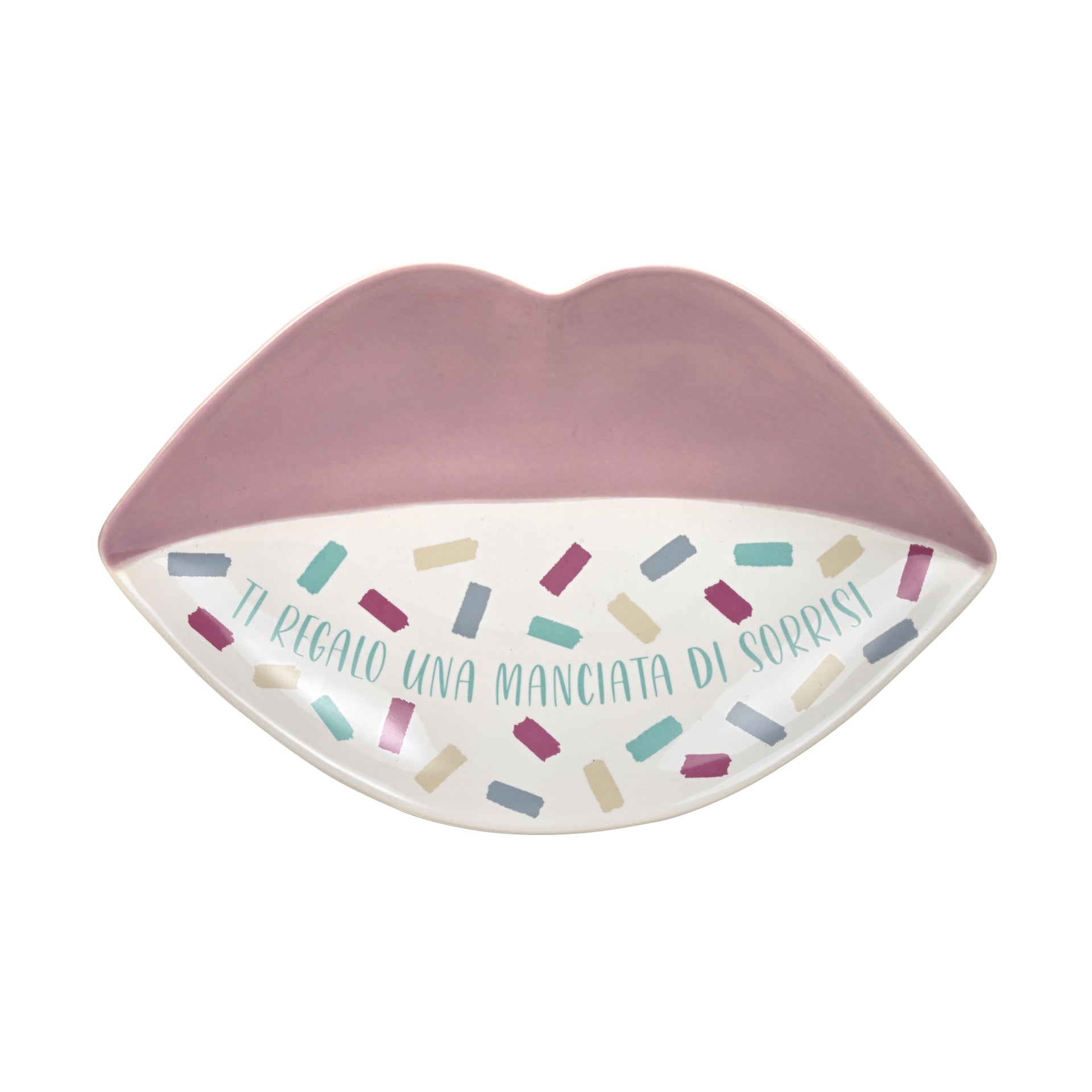 CONTENITORE IN KERGRÈS BOCCA "MANCIATA DI SORRISI"