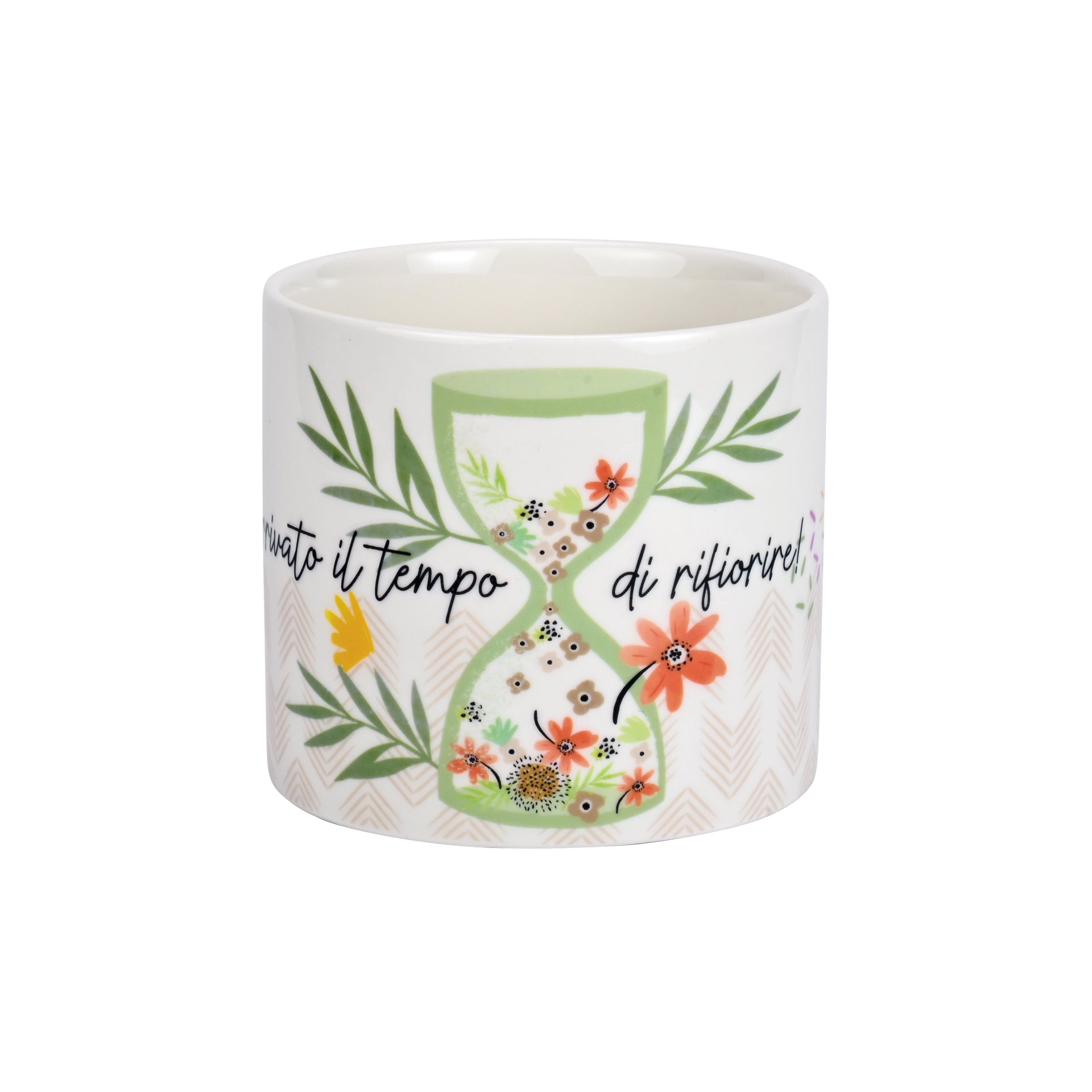 CACHEPOT IN PORCELLANA  "RIFIORIRE"