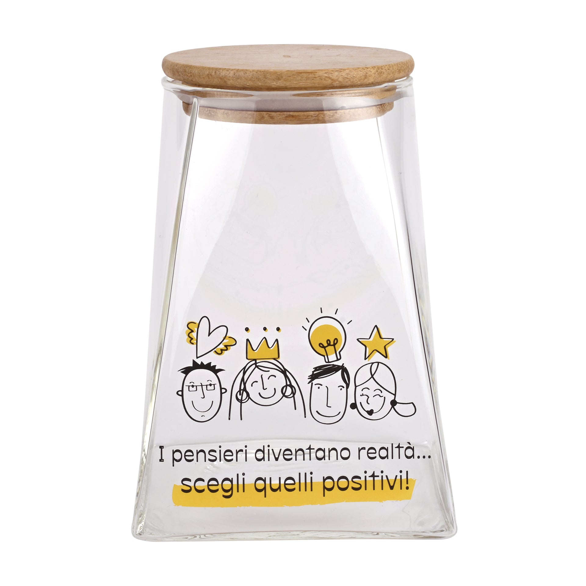 BARATTOLO IN VETRO  BOROSILICATO “MINIMAL”