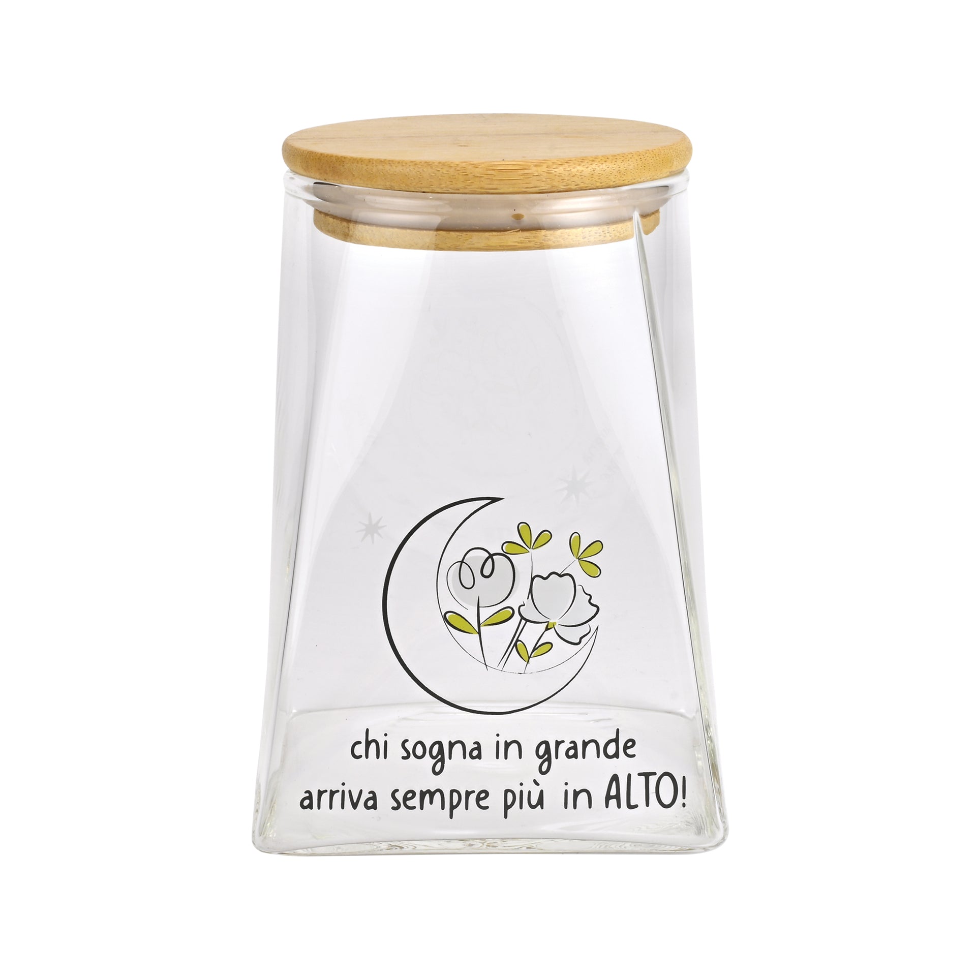 BARATTOLO IN VETRO  BOROSILICATO “NATURAL”