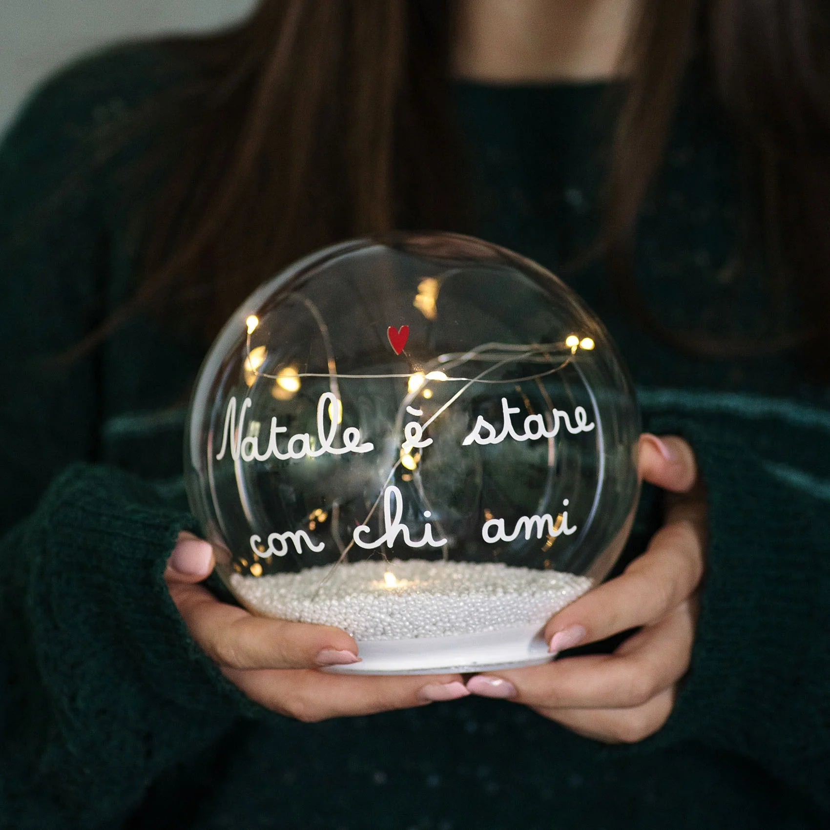 Palla led Natale è stare con chi ami - Piccola