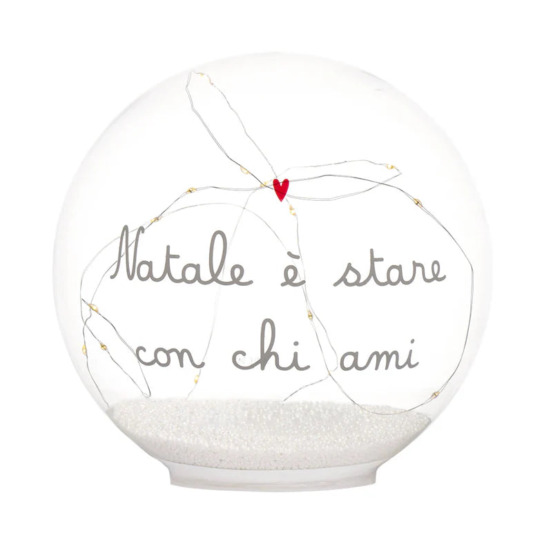 Palla led Natale è stare con chi ami - Grande