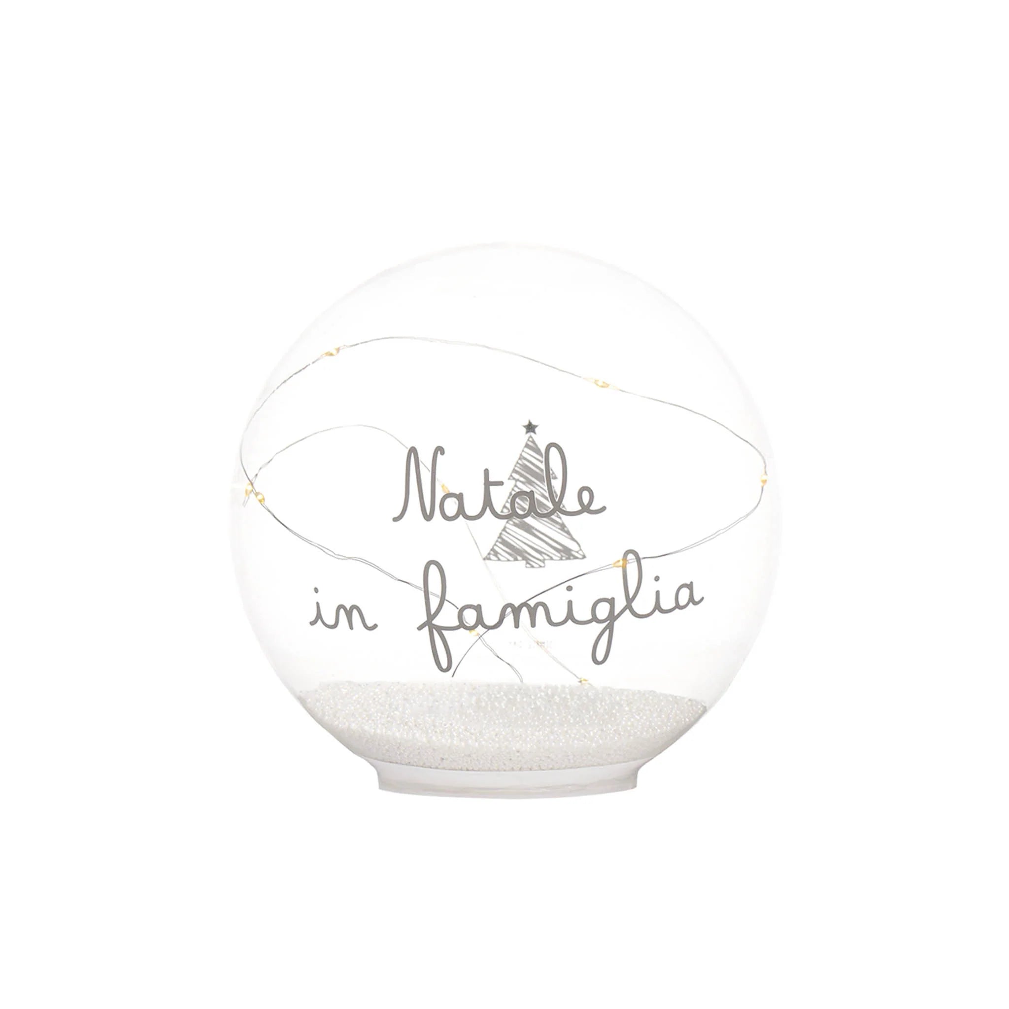 PALLA LED "NATALE IN FAMIGLIA"