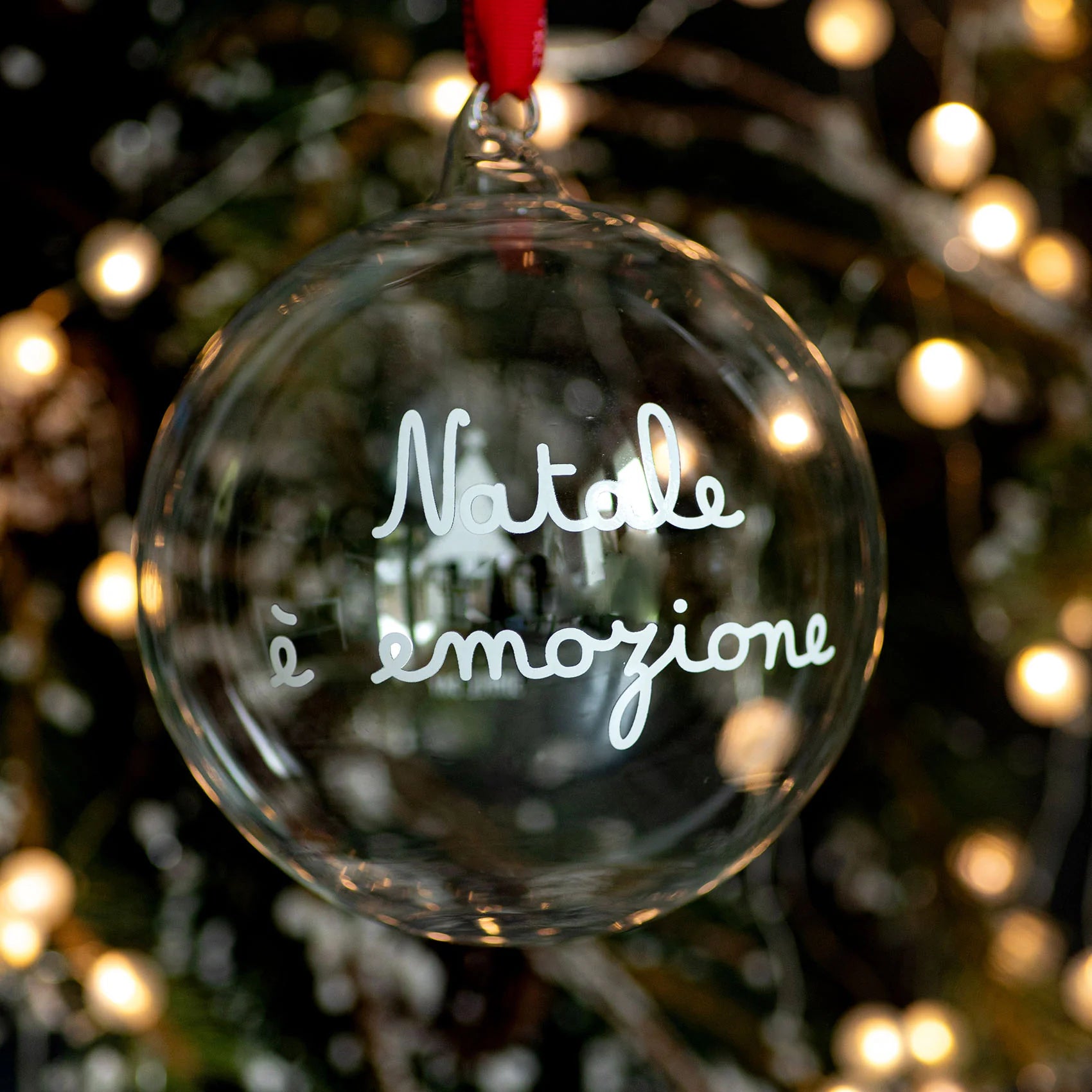 Pallina Natale è emozione - 15 cm