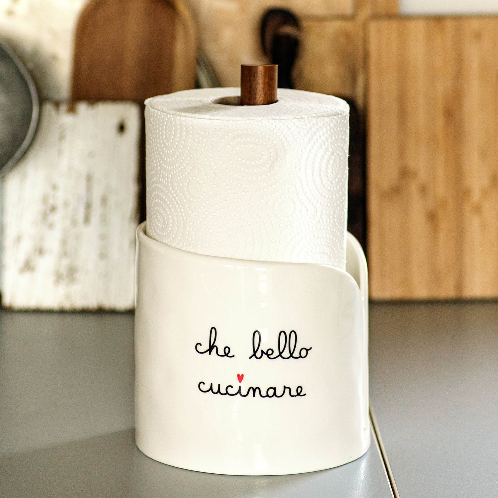 Portarotolo da cucina Che bello cucinare