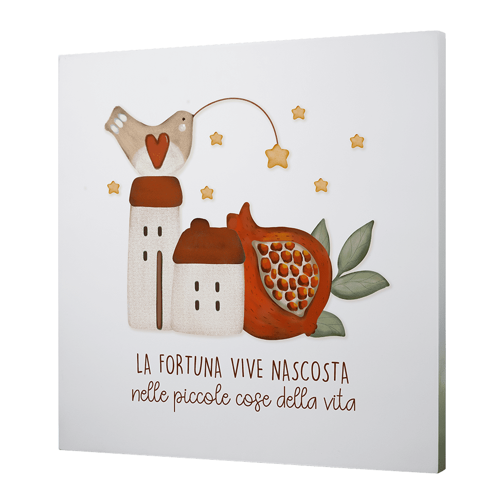 Quadro medio – La fortuna vive nascosta nelle piccole cose della vita