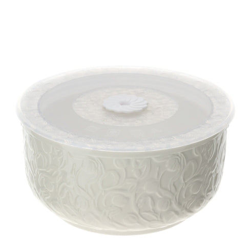 CONTENITORE PORCELLANA TULIP BIANCO